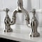 Kingston Brass Bridge Kitchen Faucet with Brass Sprayer, Brushed Nickel KS7758PLBS - alternate 3